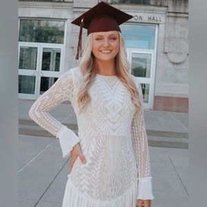 White Graduation Dress Hello Molly